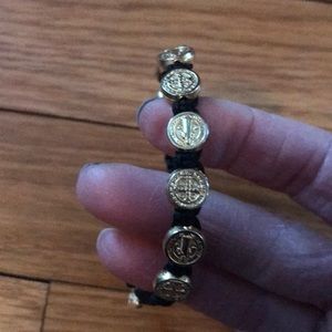Adjustable saints bracelet